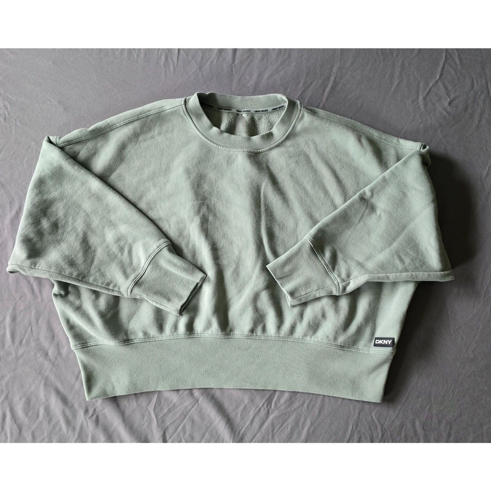 Aritzia Tna Cozy Fleece Mega Raglan Sweatshirt Sage Green Oversized Pullover S